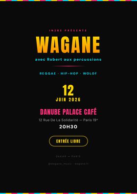 Flyer Danube Palace Café — Paris 19ᵉ